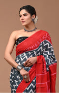 Red south cotton saree 