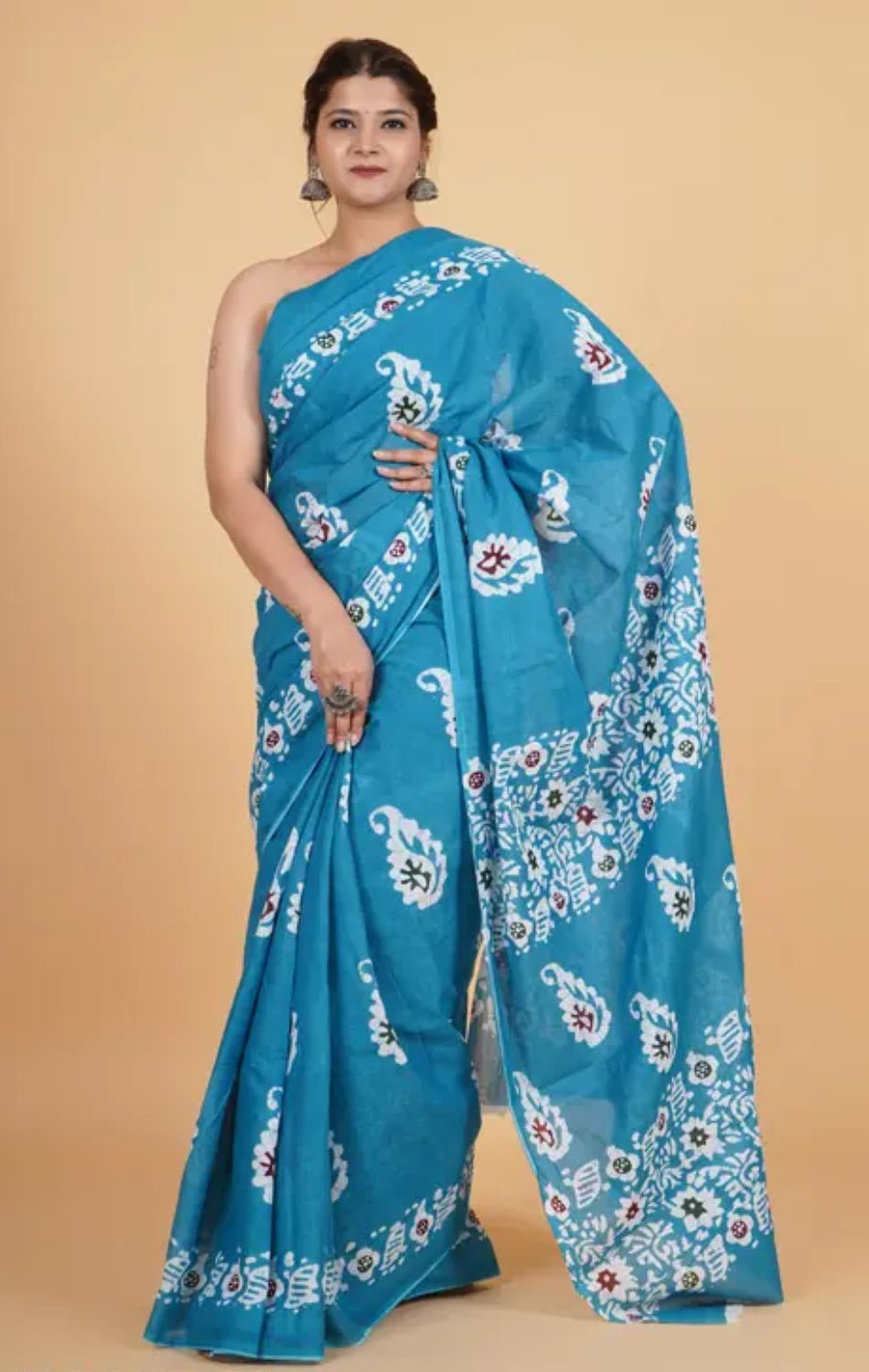 Block Printed Saree