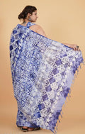 batik printed saree