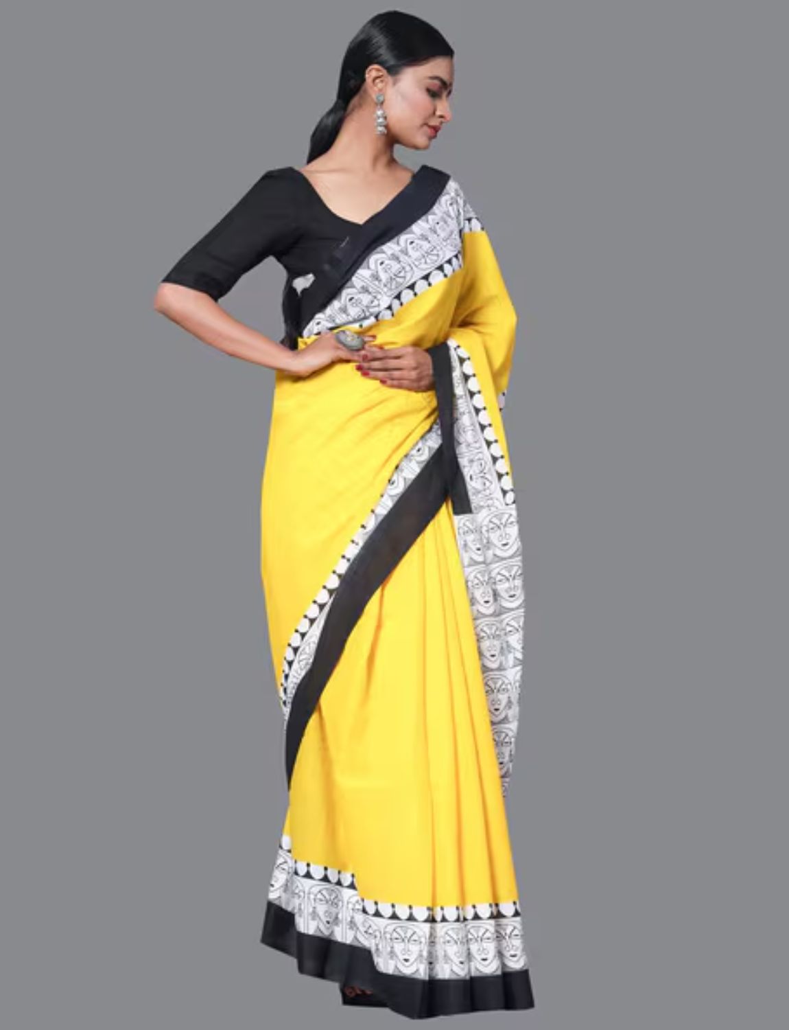 buy mukota ikat cotton saree