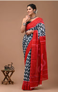 Red south cotton saree 